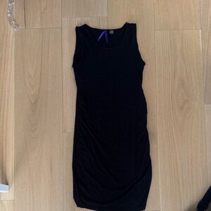 Seraphine Maternity Black Sleeveless Dress, Size M